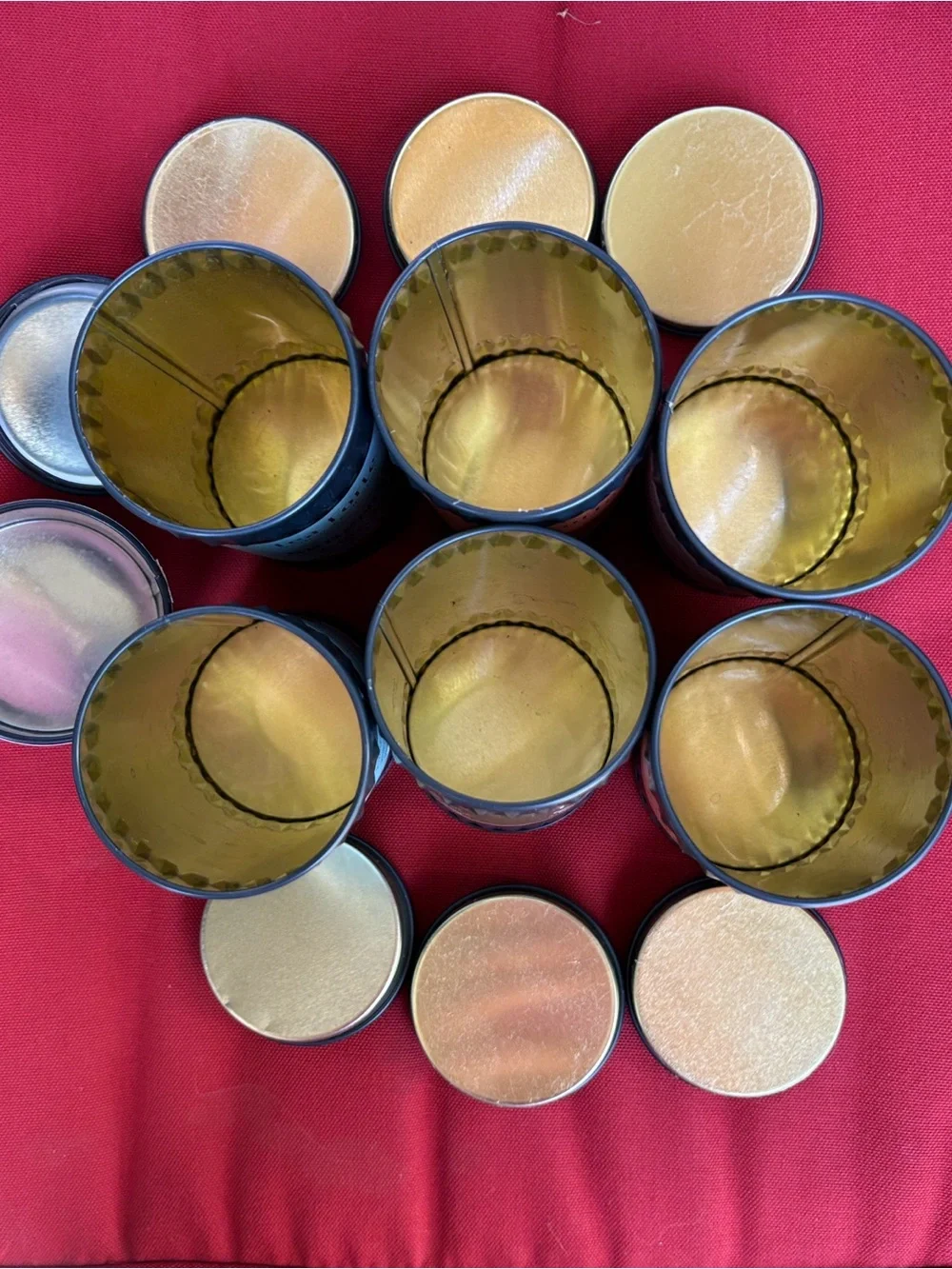 Tea Tins Galore! Tea Forté Tea Canisters set + bonus mini can. Cans ONLY no tea